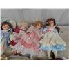 Image 3 : 12 Porcelain Dolls - Variety 16" Tall 