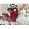 Image 4 : 12 Porcelain Dolls - Variety 16" Tall 