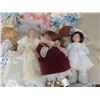 Image 5 : 12 Porcelain Dolls - Variety 16" Tall 