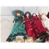 Image 2 : 12 Porcelain Dolls - Victorian Theme 16" Tall