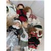 Image 2 : 12 Porcelain Dolls - Variety 16" Tall 