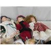 Image 6 : 12 Porcelain Dolls - Variety 16" Tall 