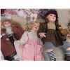 Image 6 : 13 Porcelain Dolls - Variety from 16" to 20" Tall 