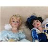 Image 4 : 4 Porcelain Dolls ; Cinderella, Snow White - 1 Snow White Doesn't Look So Good - 