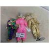 Image 1 : 3 Porcelain Clown Dolls or Mime 9" to 16" 