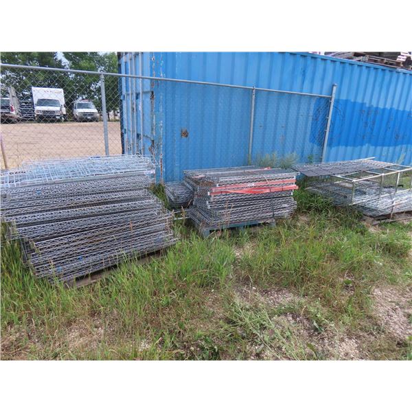 3 Pallets of Chrome Shelving