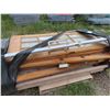 Image 1 : Pallet of Assorted Doors - 1 With Frame - 5 Wood with Multi Glass Panes