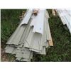Image 3 : 2 Pallets of Vinyl Siding - Mostly White, Some Light Green - up to 12' Lengths