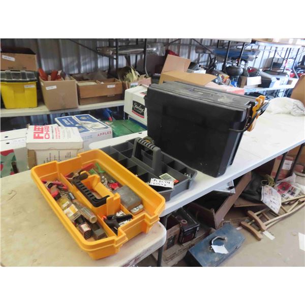 Zag Tool Case with Wheels + Handle - 3 Tier, Has Removeable Trays with Sprig Clamps,