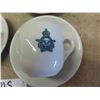 Image 2 : Royal Canadian Air Force Dish - 13 Pieces ; Cups + Saucers , Egg Cup