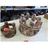 Image 2 : Chalkware, Candle Holder Circle Of Life/ Friendship, Fine Bone China, 