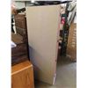 Image 4 : Upright 2 Door Storage Cabinet for DVDs + CDs 12.5" x 23" x 64" 