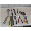 Image 1 : Pipe Wrench, Snap Ring Pliers, Fencing Tool, Nippers, Gear Puller, Vice Grips - Most is New