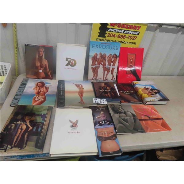 18 Nude Photo Books ; Playmate, Playboy, Sports Illustrated Exposure, plus more &