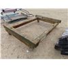 Image 2 : Large 4 Wheel Cart - Super Heavy Wood Construction 44" x 60" 