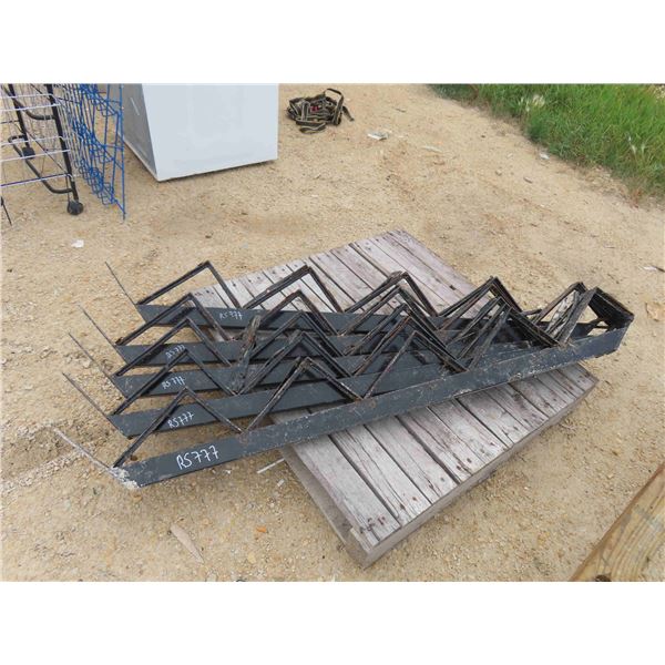 5 Heavy Steel Stair Stringers/ Risers - 5 Step
