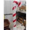 Image 3 : Blow Mold Candy Cane 40" Tall + Child Wagon