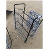 Image 2 : Metal Rolling Rack + Blue Wire Rack For Book or Brochures or Knick Knacks