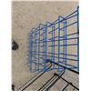 Image 3 : Metal Rolling Rack + Blue Wire Rack For Book or Brochures or Knick Knacks