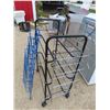 Image 4 : Metal Rolling Rack + Blue Wire Rack For Book or Brochures or Knick Knacks