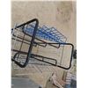 Image 5 : Metal Rolling Rack + Blue Wire Rack For Book or Brochures or Knick Knacks