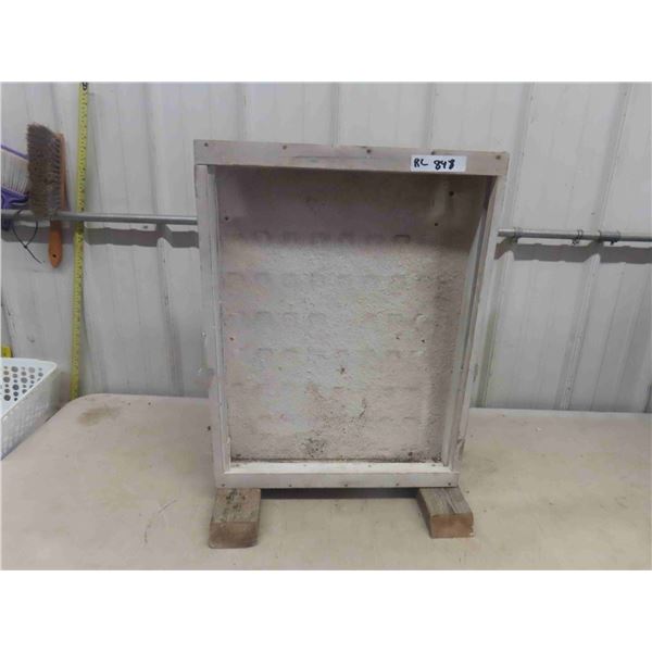 Wood H.M Key Cabinet with Many Key Lots