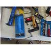 Image 3 : Assortment of Carpentry Tools : Caulking Gun, Clamps