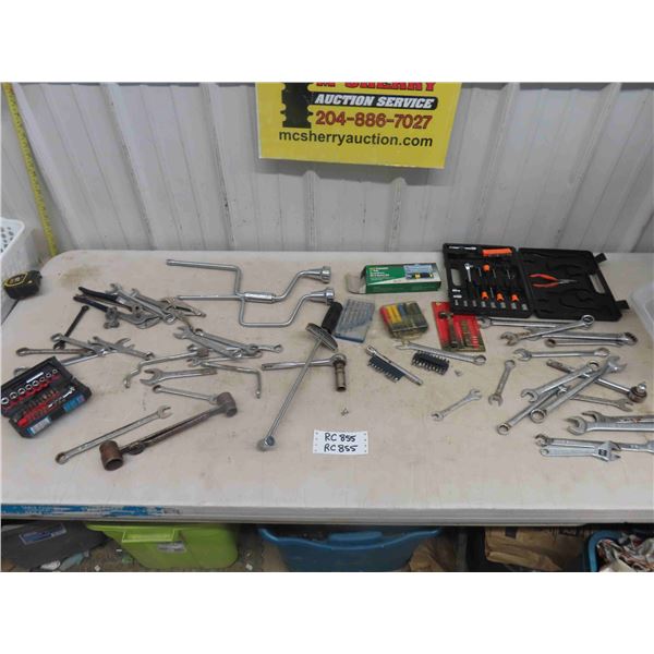 Assorted Wrenches, Sockets, Tool Kits, Ratchets, Torque