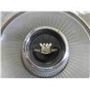 Image 3 : Set of 4 Chrome Hubcaps with Castle Logo on Center Hub 15''