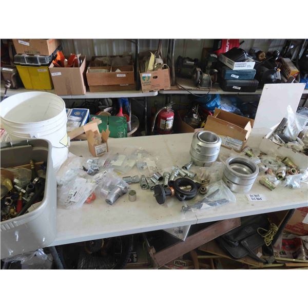 Large Assortment of Couplers, Fittings, Valves, Plus More