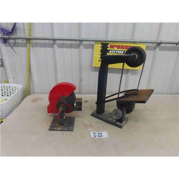 Belt Sander + Grinder, Pulley Hook Up Not Powered