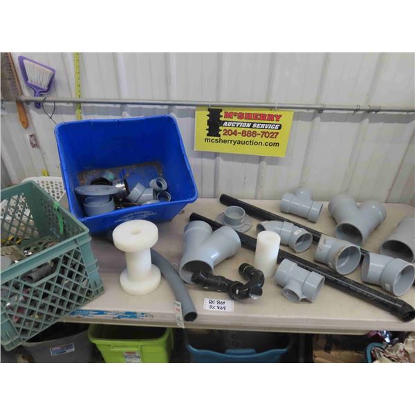 Various Plumbing Fittings 3'' + 4'' - Ipex, Angles, Splits, Plus More