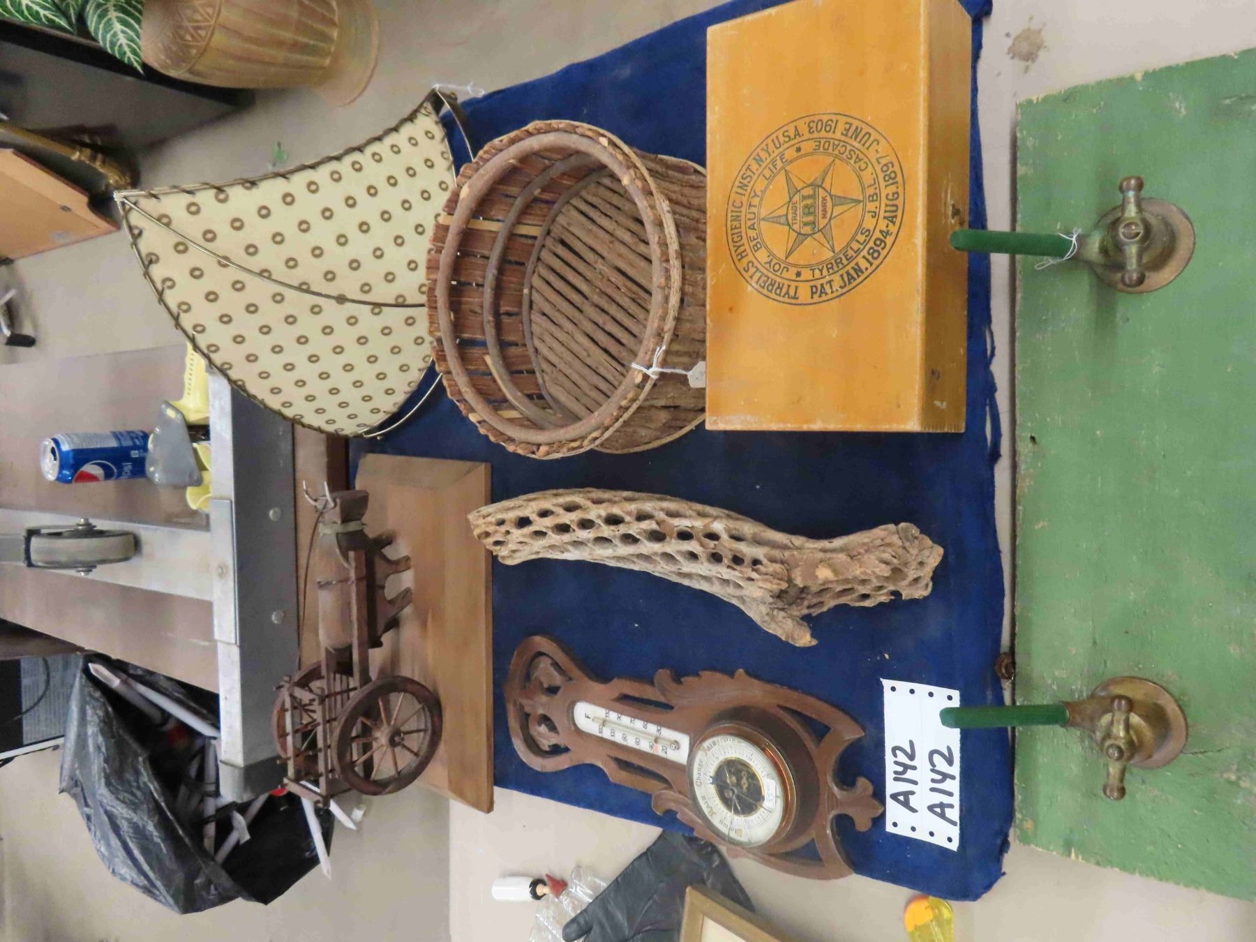 Funky Table Lamp, Barometer, Funky Coat Rack, Ox + Cart, JBL Wooden Box ...