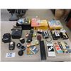 Image 1 : Vintage Cameras - some in Boxes, Flashes, Bulbs, Meter, plus more