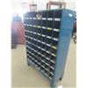 Image 5 : Solid Steel Pigeon Hole Bolt Bin on Stand - Bowman 12.5" x 35" x 50"