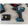 Image 4 : Makita 18V Cordless Pack with Bag ; Circular Saw, Drill, Driver, Light, Charger + Battery