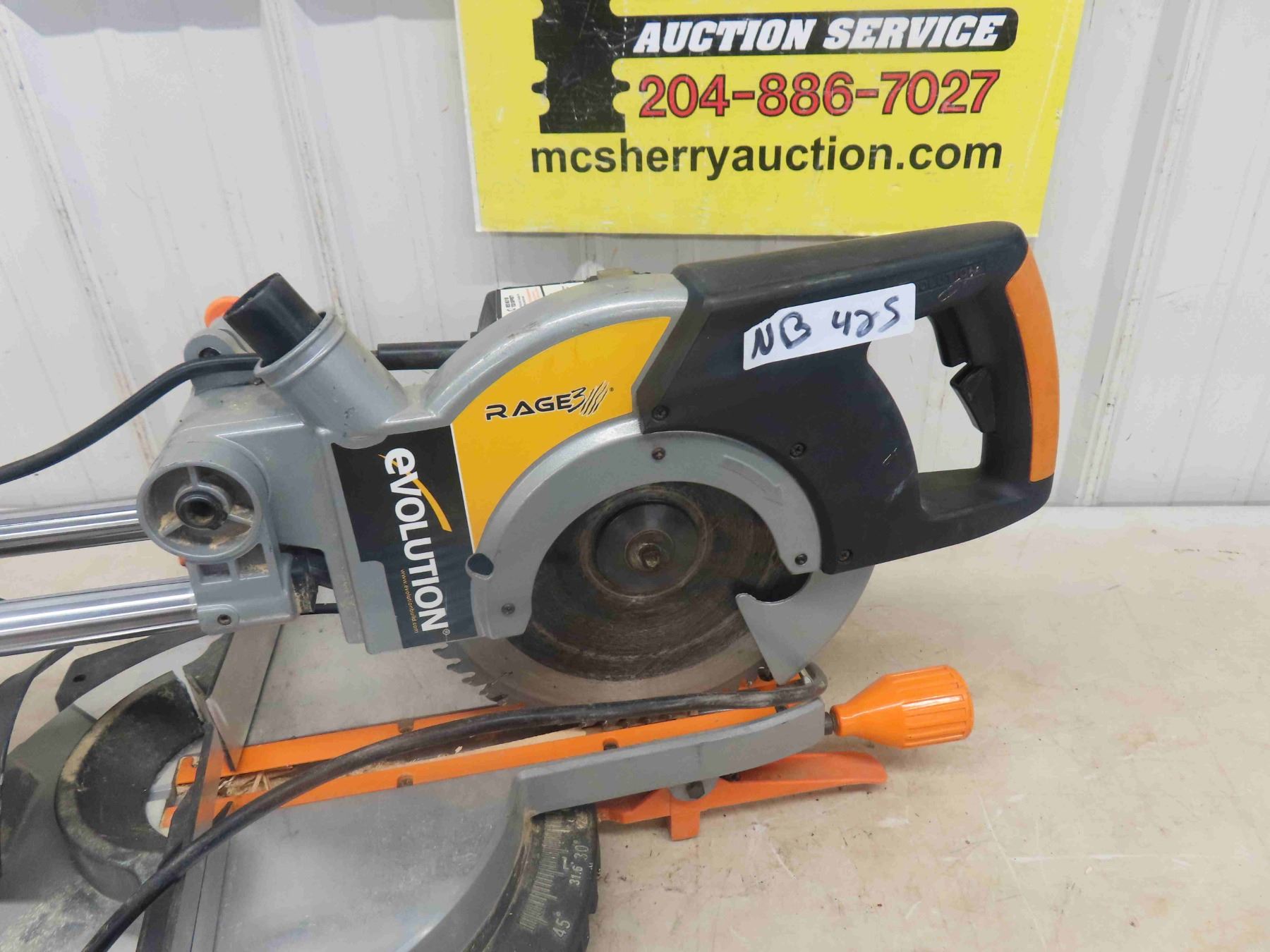 Evolution Rage 3 Db Evolution Rage 3 Sliding Mitre Saw