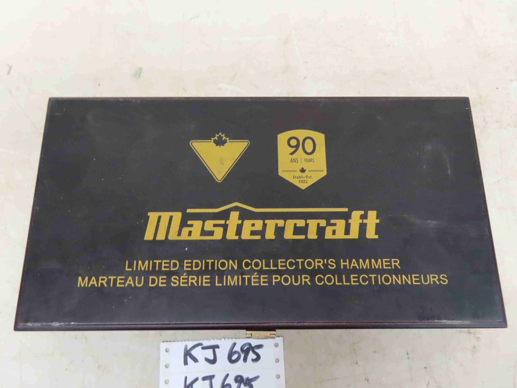 Mastercraft Rip Hammer Canadian Tire 90th Anniversary Mastercraft Gold Hammer in Wooden Case ...