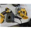 Image 2 : 9 DeWalt Power Tools : Jig Saw, Circular Saw, Drills, Lights,