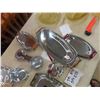 Image 2 : Silver Tray, Condiment Set, Pitchers