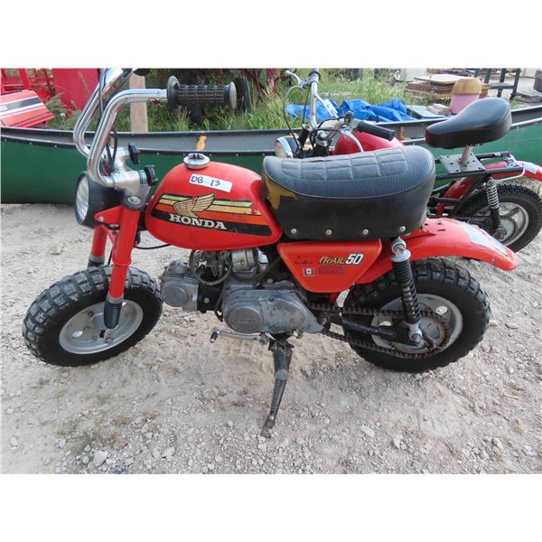 1978 Honda Z 50 Trail Dirt Bike -Runs- Serial # Z50A6307799