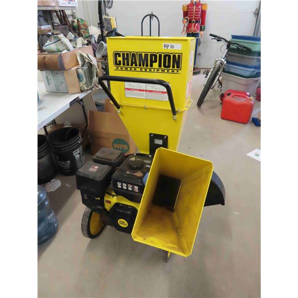 Champion Gas Powered Chipper 338 cc - Started with 1/2 Pull - 