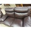 Image 7 : 3pc Leather Quality Living Rom Suite including Power Recliner ; 