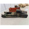 Image 6 : 2 Wooden Trucks, Pressed Metal Truck Parts - Lincoln??