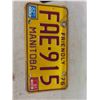 Image 4 : Early Manitoba License Plates ; 1928/ 31/ 45, Plastic Scrapers, Aluminum Tray? 