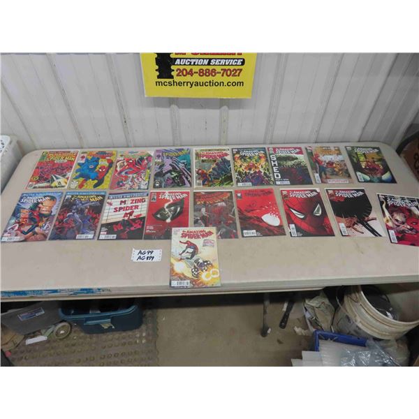19 Various Spiderman Comics