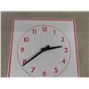 Image 2 : Coca-Cola Battery Operated Metal Clock 9.5" x 13.5"