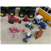 Image 5 : VW Large Wheel Die Cast Bus, Hot Wheels Car Carrier, 2 Tractors, Assorted Small 