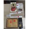 Image 1 : Coca-Cola Collectibles ; Leather Wallet- Very Early, Paper Bottle Holders, Coke Rulers,