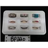 Image 1 : 9 Assorted Costume Jewellery Rings